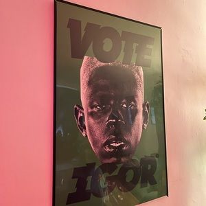 VOTE IGOR POSTER GREEN NO FRAME
